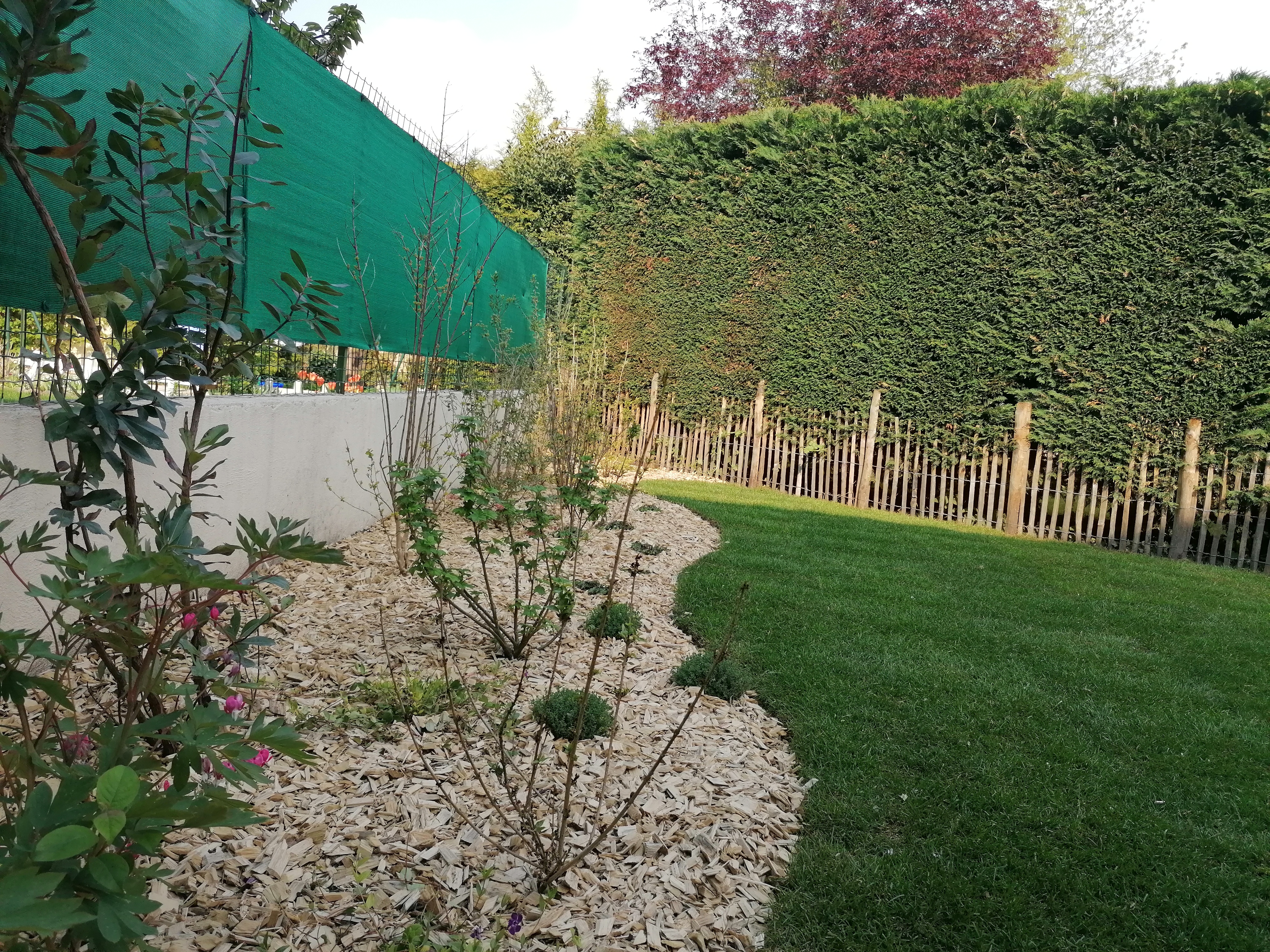Aménagement de jardin réalisée par Les Jardins Bueno